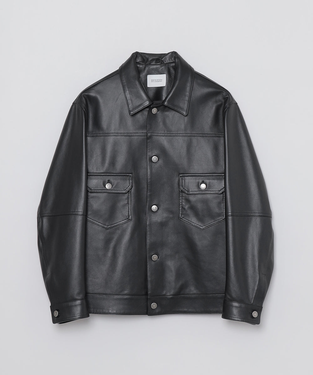 EMMETIコラボ レザートラッカージャケット(ブルゾン)｜MACKINTOSH