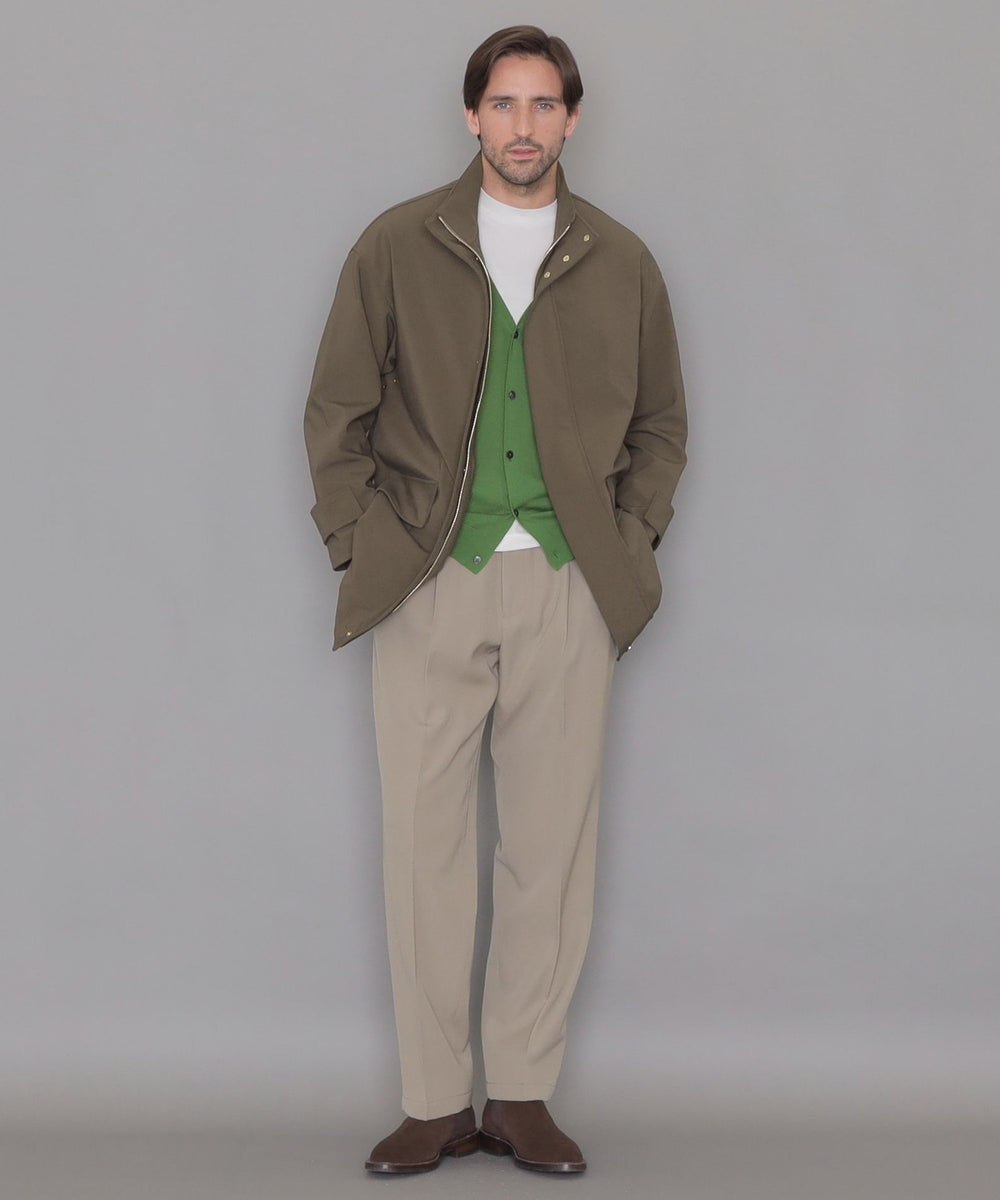 LEON掲載】【ETTRICK】シンセティックボンディングスタンドカラー