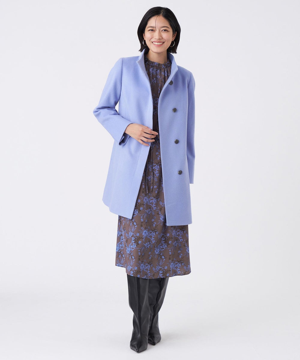 カシミヤ混メルトンウールコート(コート)｜TRANS WORK(トランスワーク