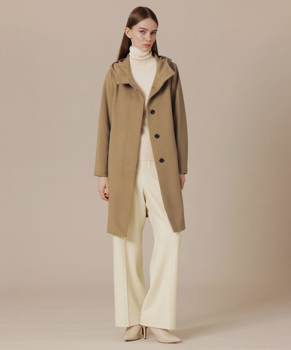 WEB・一部店舗限定】ソフトウールモッサフーデットコート(コート