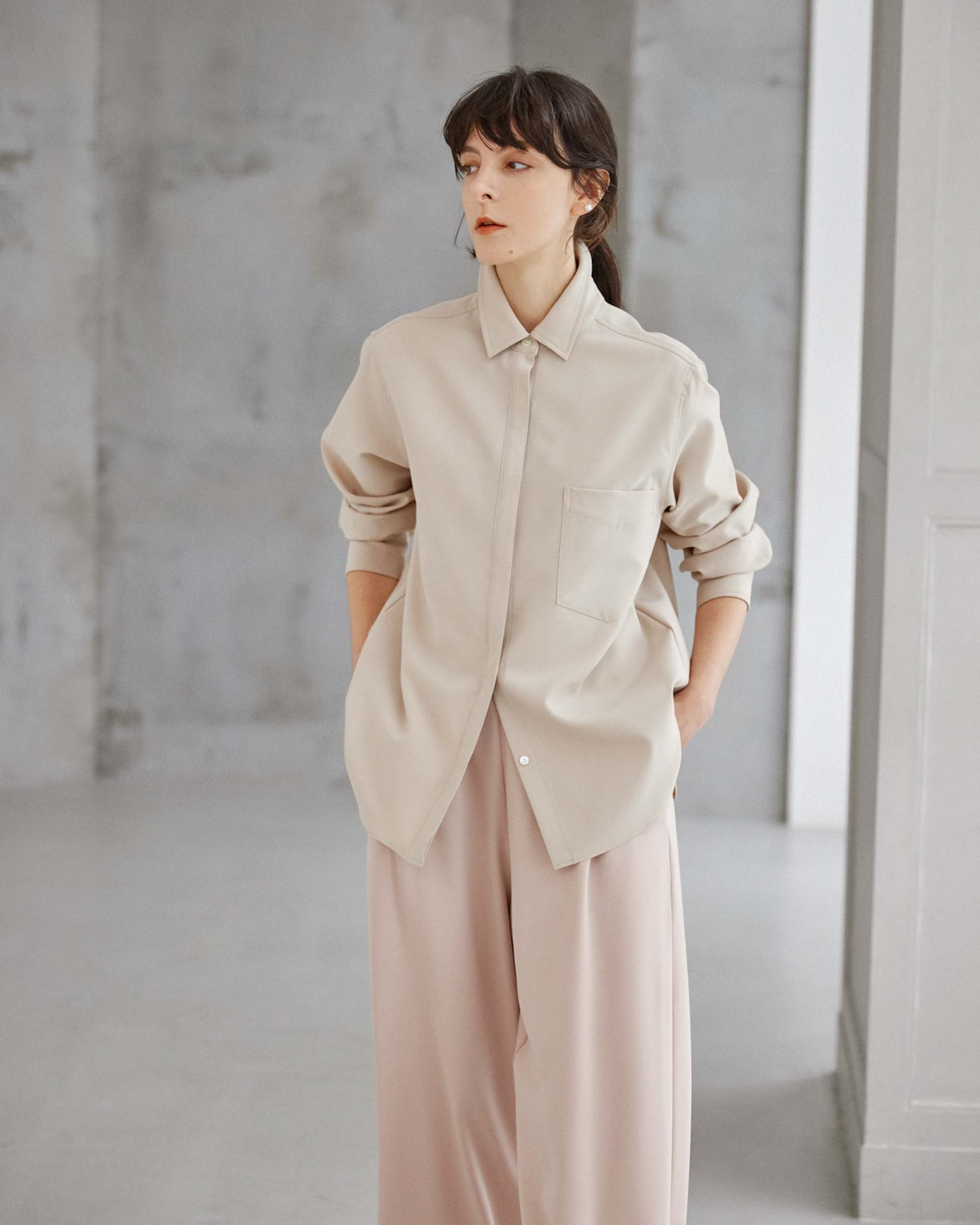 ソフトオックスシャツ - SOÉJU online store｜上質な大人の女性のため