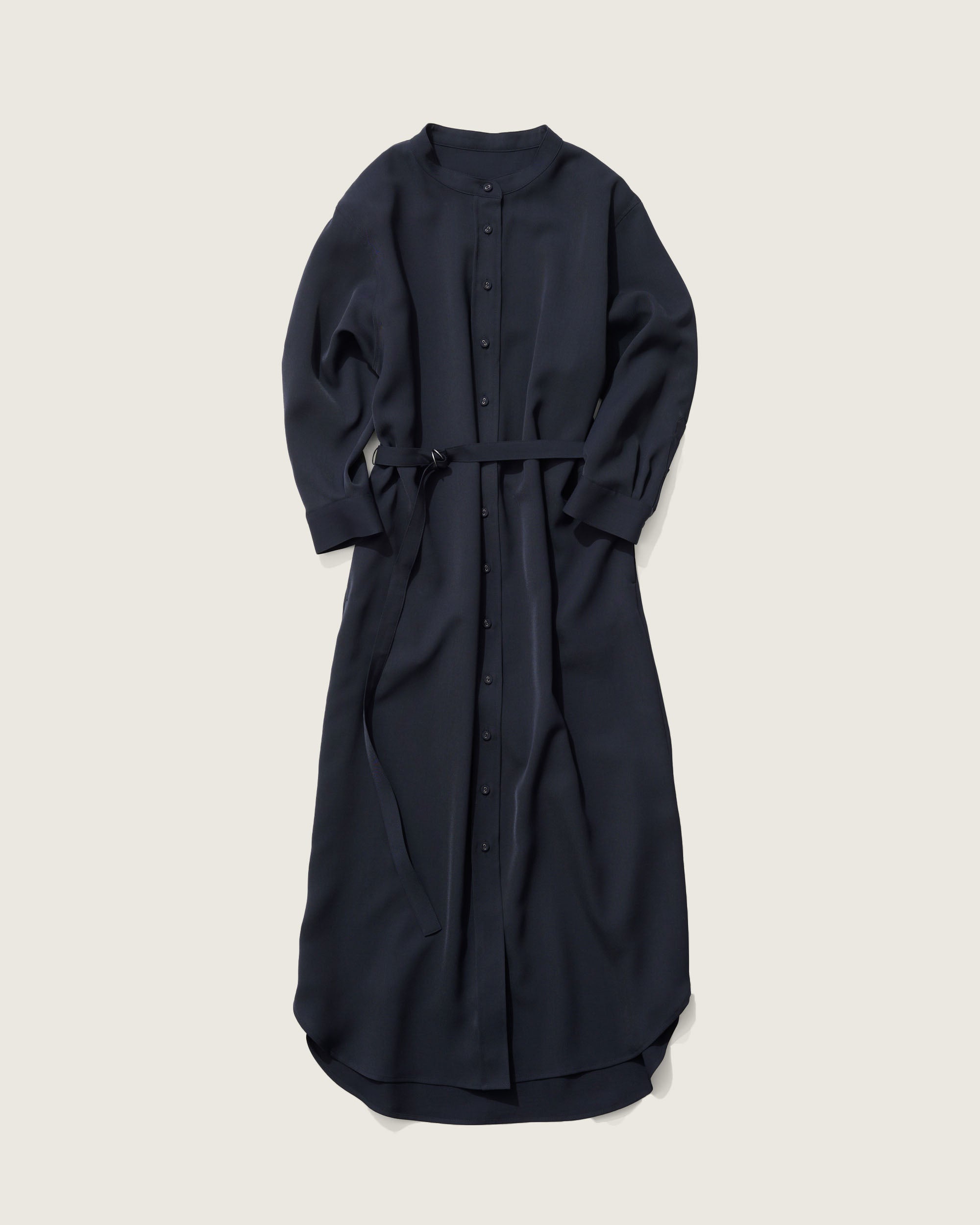 バンドカラーシャツワンピース - SOÉJU online store｜上質な大人の