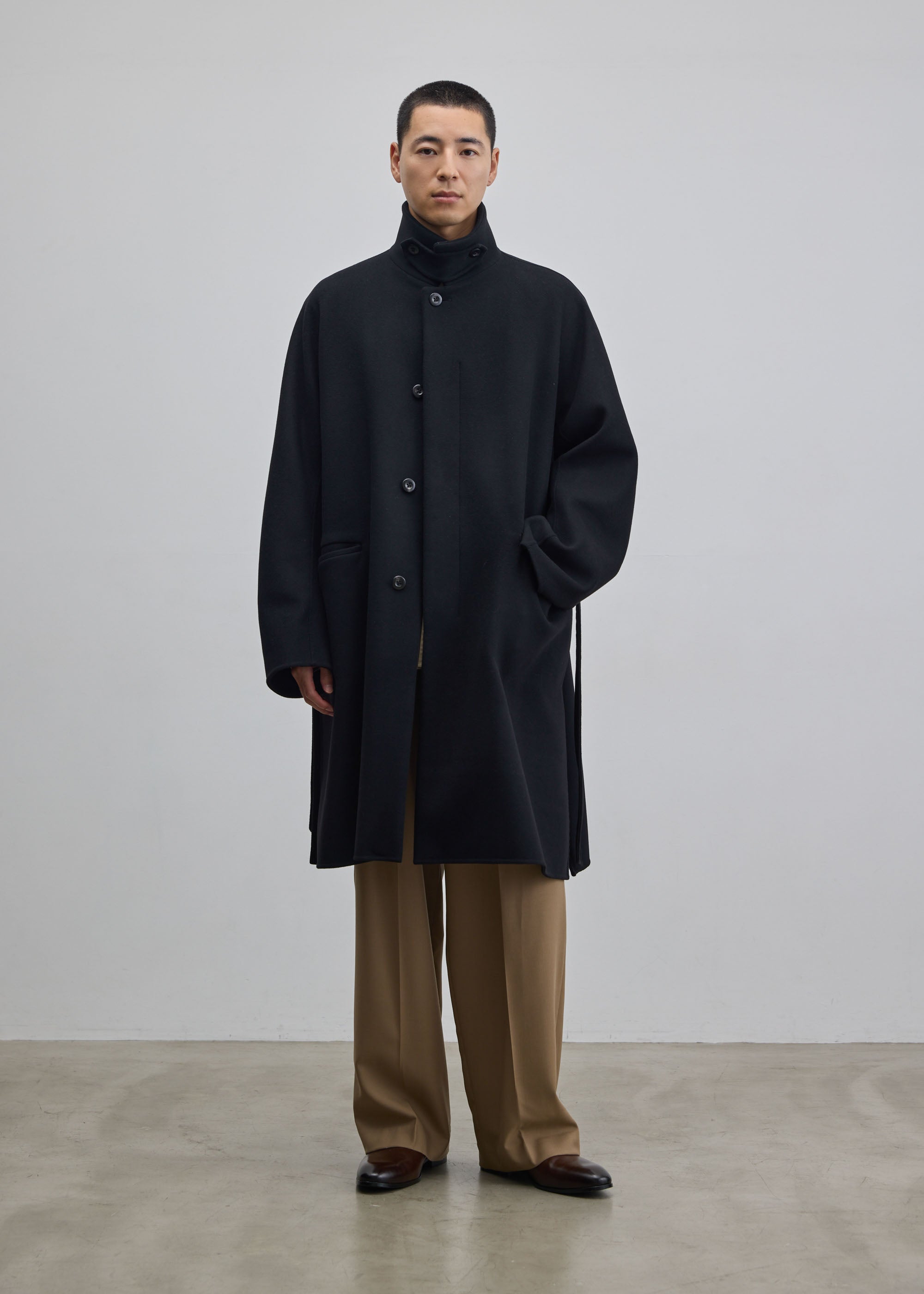 スーパー140メルトンバルマカーンコート｜SOÉJU k - SOÉJU online store