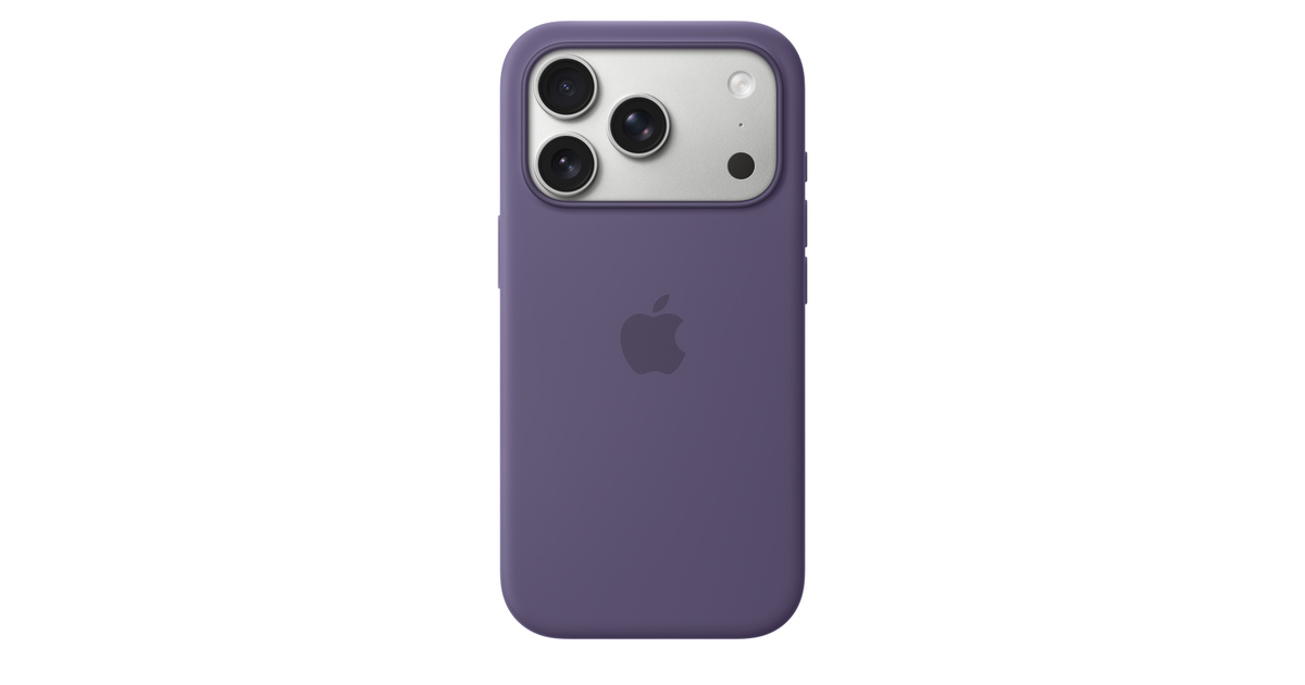 MagSafe対応iPhone 17 Proシリコーンケース - パープルフォグ - Apple