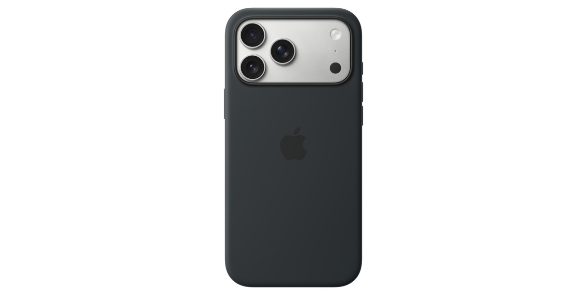 MagSafe対応iPhone 17 Pro Maxシリコーンケース - ブラック - 教育