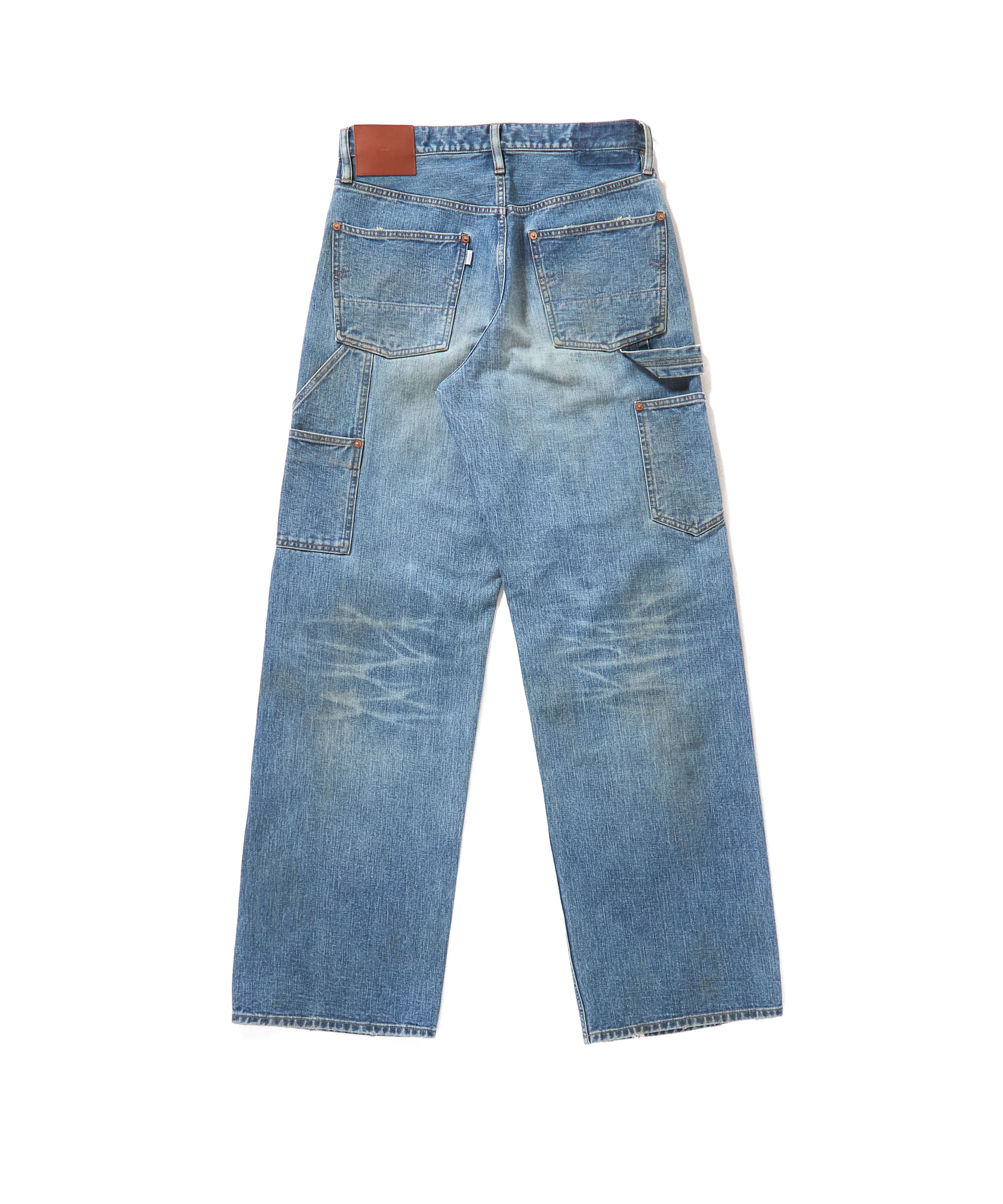 FADED MODERN DENIM PANTS DOUBLE KNEE – SUGARHILL TOKYO