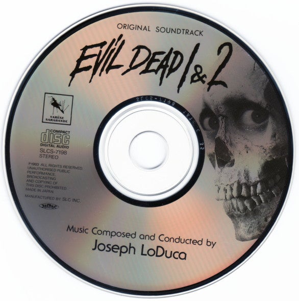 EVIL DEAD 1&2 / 死霊のはらわたⅠ&Ⅱ ORIGINAL SOUNDTRACK | MUDAMUDA DAM