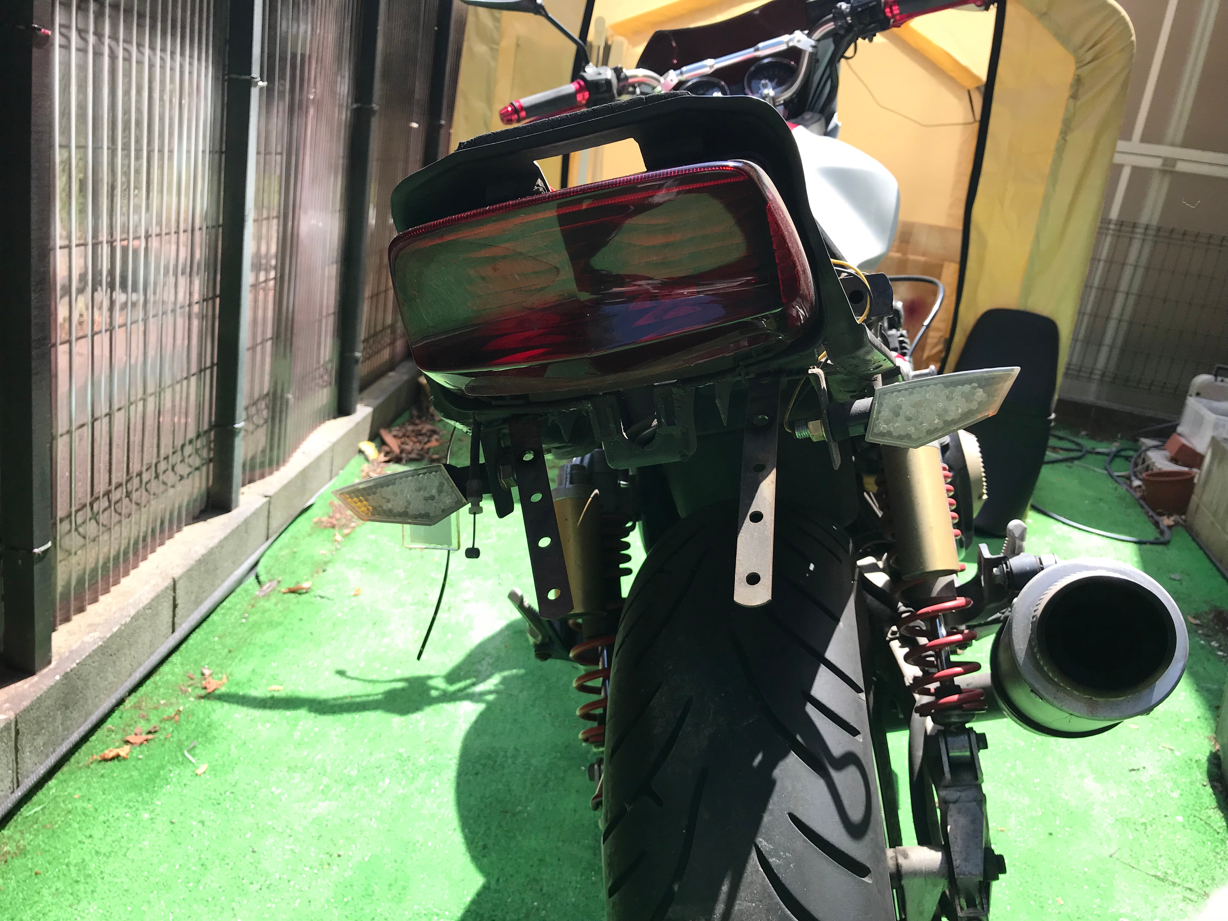 新品 CB400SF ブラック テールカウル NC42 NC39 リアカウル黒 CB400SF