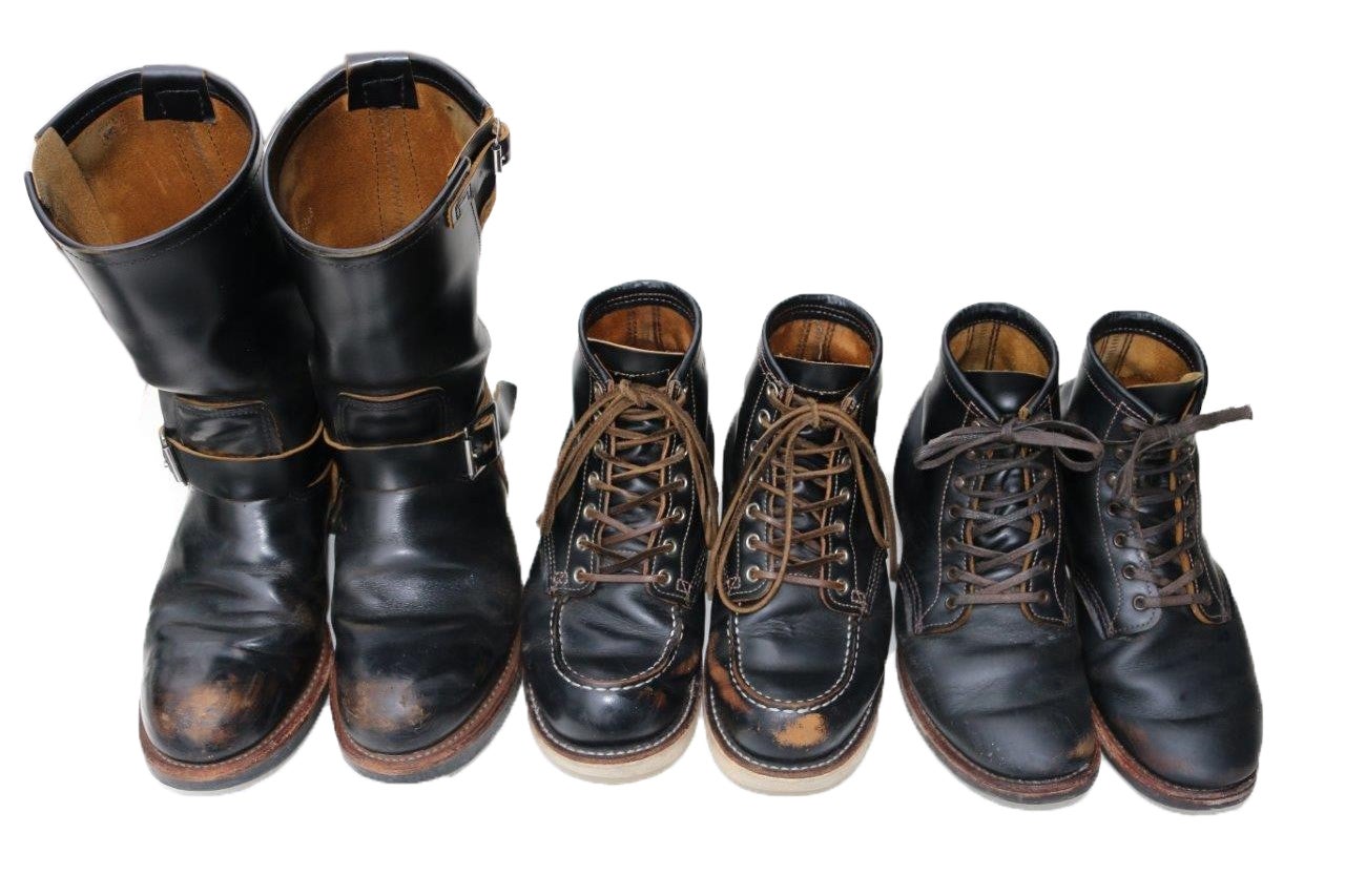 自分なりのエイジングをお楽しみ下さい。REDWING ブラック クローン