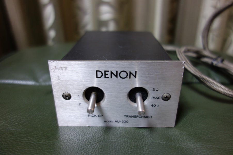 MCカートリッジ用の昇圧トランスDENON AU-320 | 60歳から自作真空管