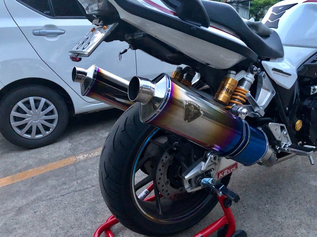CB1300SB ワイバンツインマフラー 修正 | レアメタルなブログ 茨城