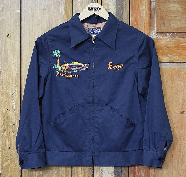 バズリクソンズ EMBROIDERED SOUVENIR JACKET 
