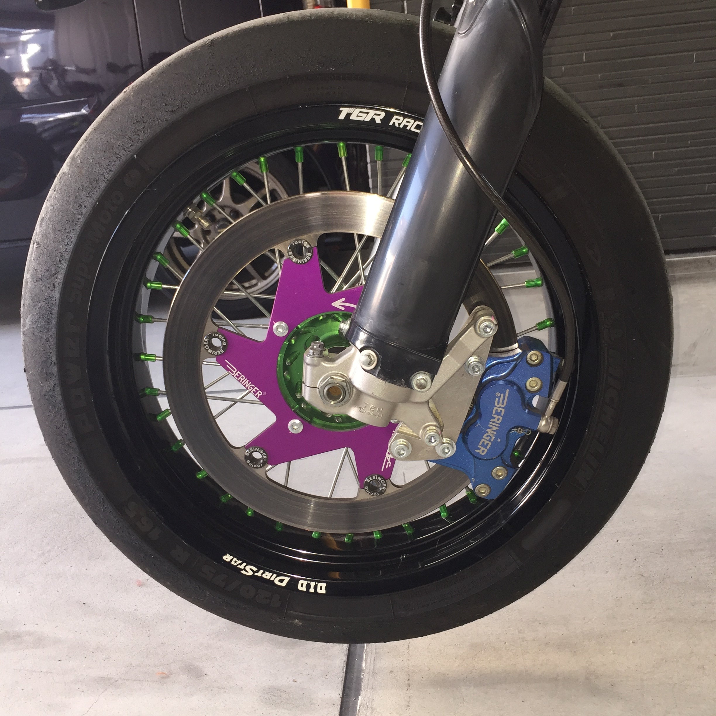 KX250Fモタード ホイール、ブレーキスワップ | chopのblog