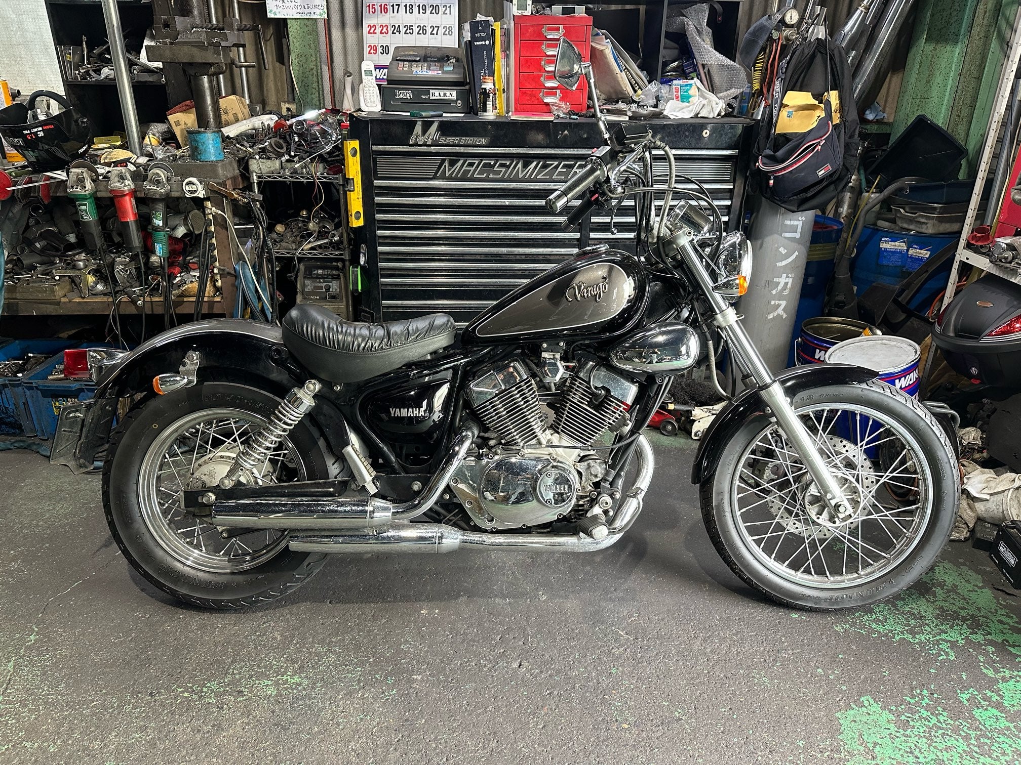 ビラーゴ250カスタム完成！ | mcs-barnのブログ