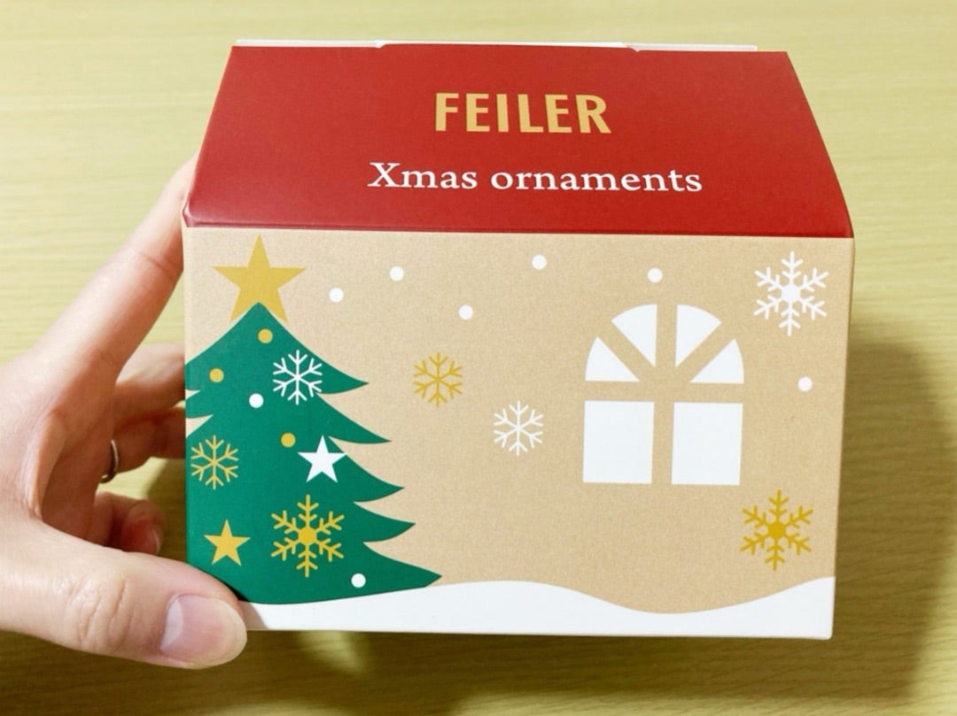 新品 フェイラー クリスマスオーナメント5つセット 可愛い箱入り