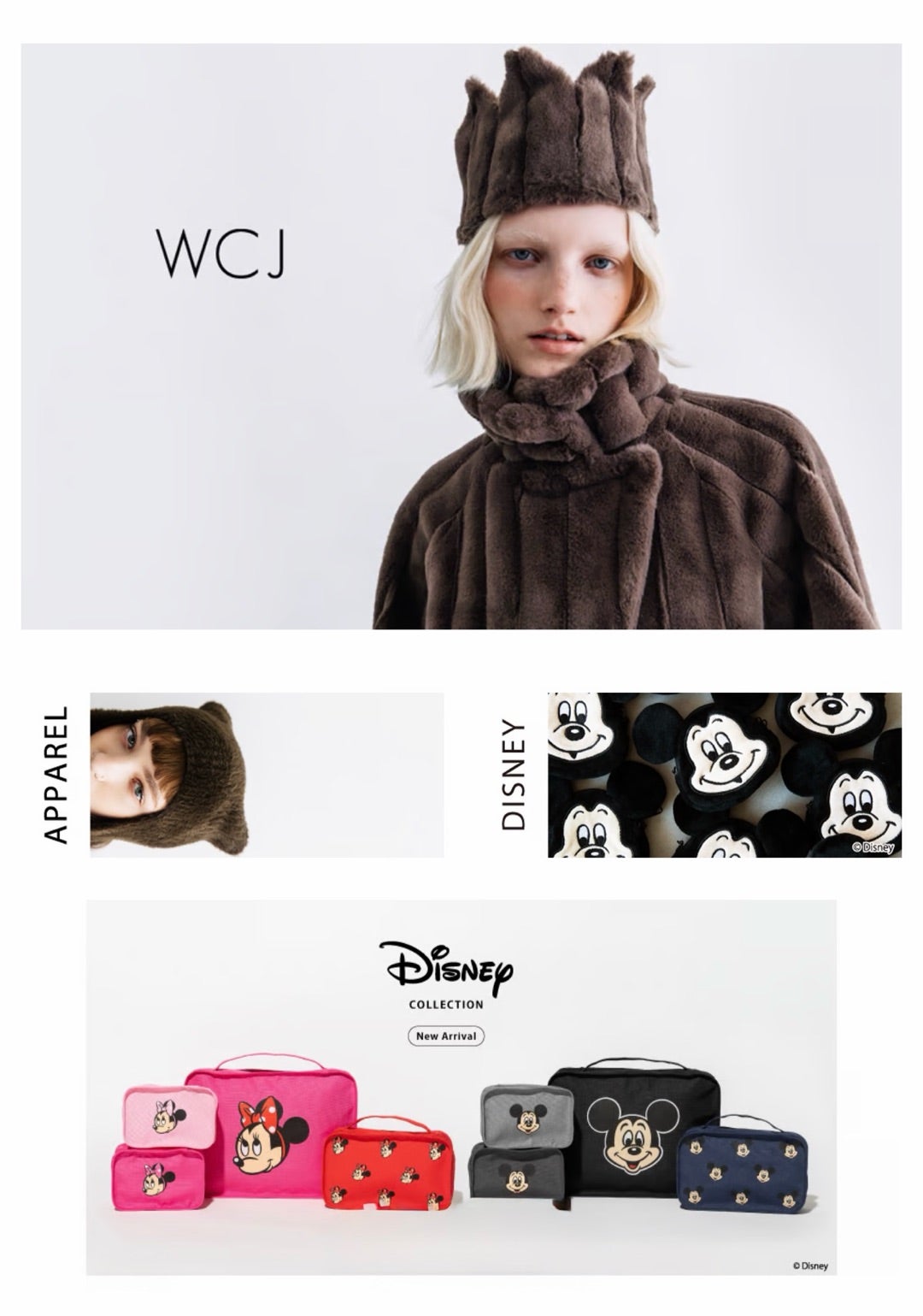 WCJ×Disney】めちゃ可愛いトラベルバッグが発売！ミキミニ・ファンなら
