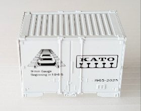 KATOオリジナルコンテナ「Nゲージ60周年ありがとうキャンペーン」入線