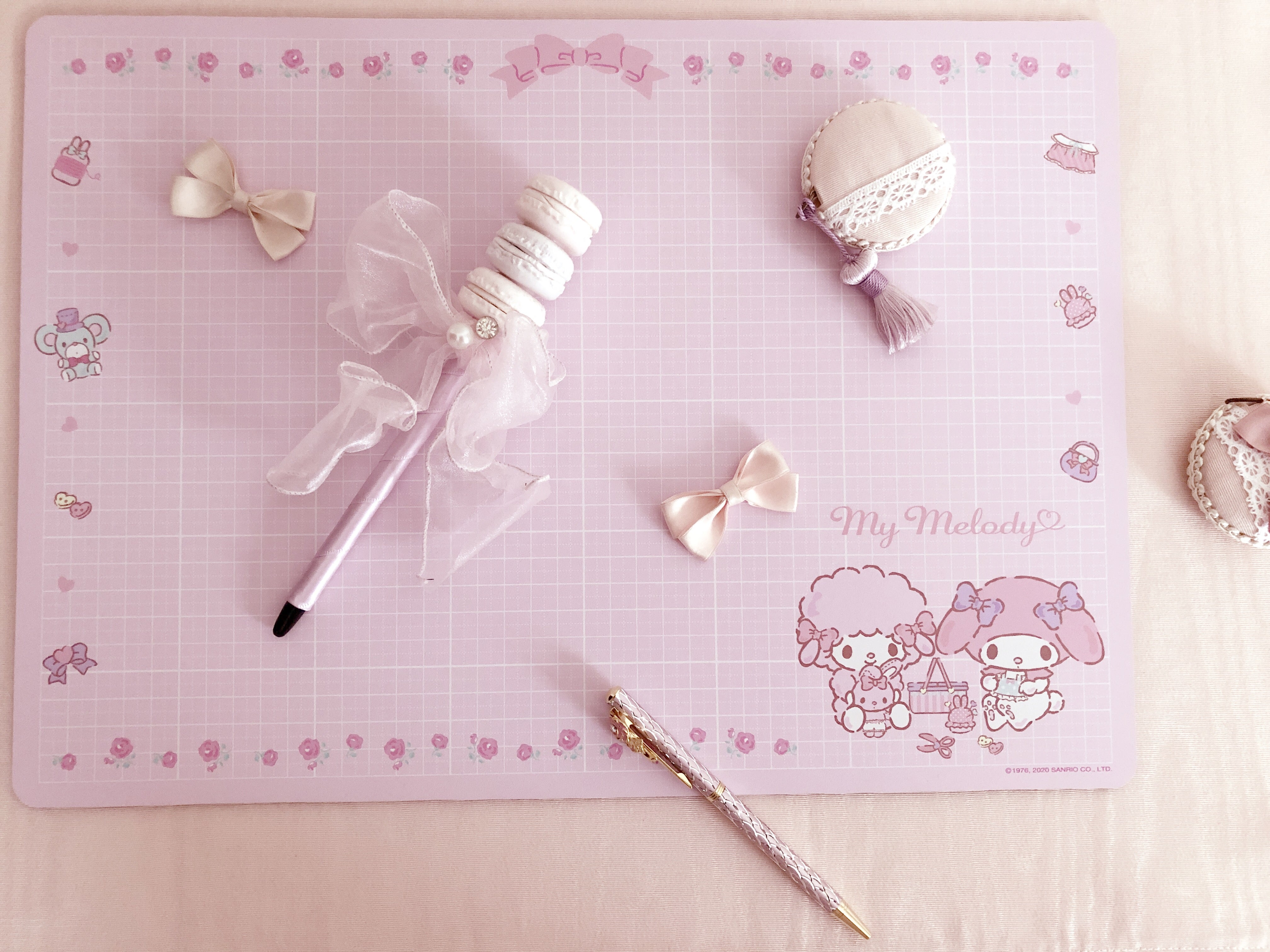 かわいすぎる！！ピンク色☆マイメロちゃんのカッターマット