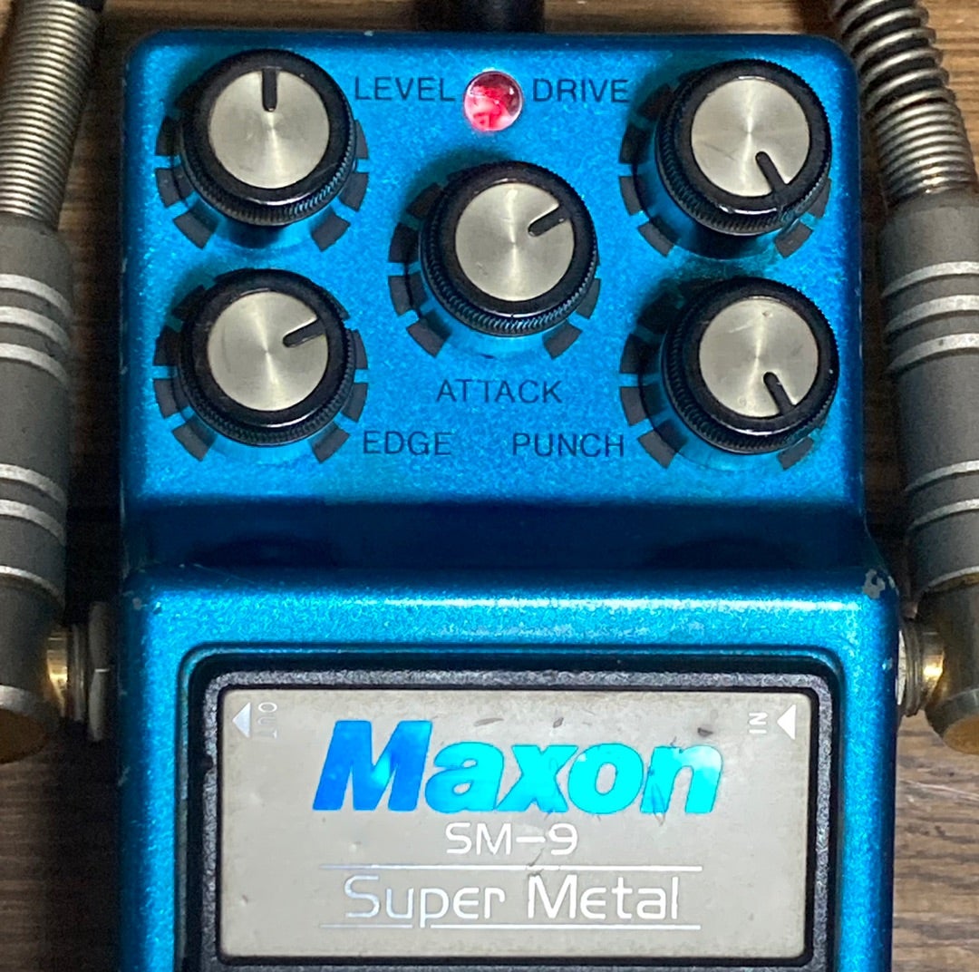 音作りが難しいMaxon / SM-9 Super Metal | ギターダー 〜工房の片隅で〜