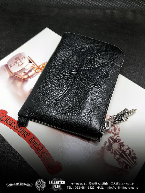 再入荷！クロムハーツ財布 / ウォレット タイニー ジップ ブラック