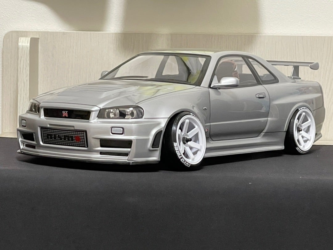 R34GT-R Z-tune ボディ製作11 | ユウ⭐︎のスローRCライフ