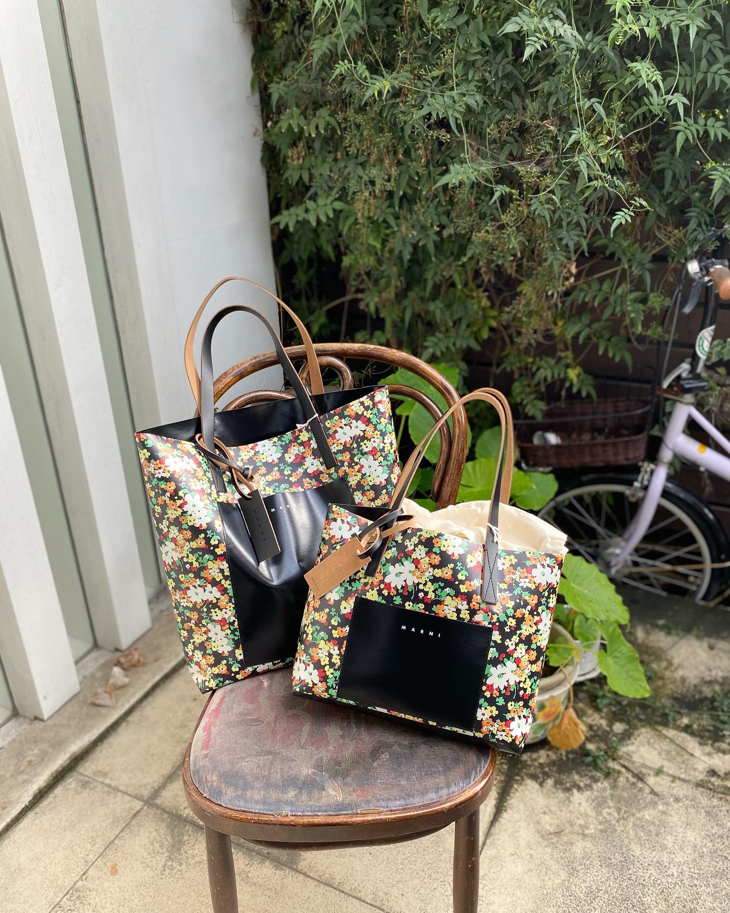 MARNI マルニ AW22 可愛い花柄ショッピングバッグが入荷！ | yokoaunty