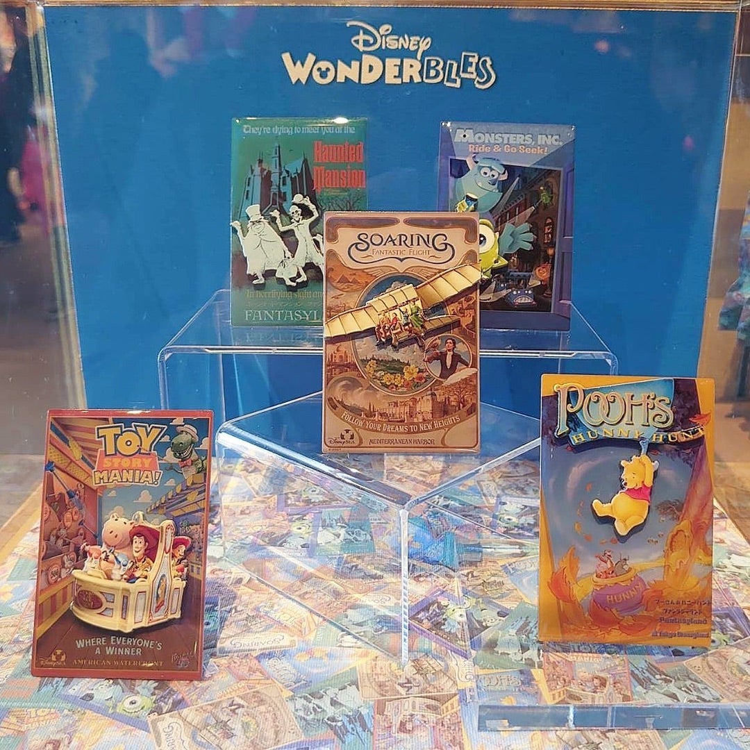 アトラクションポスター第2弾！ディズニー・ワンダブルズ ピンバッジ新
