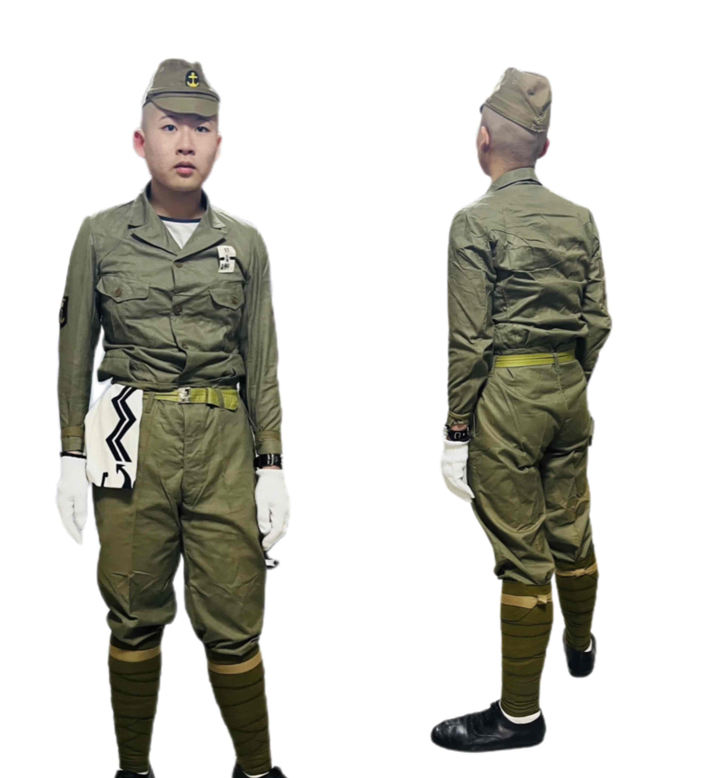 日本海軍 艦内作業服装と艦上戦闘服装とその他 | 軍装 製作 赤とんぼの