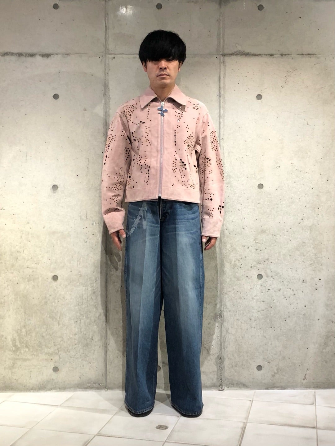 MASU GALAXY-CUT LEATHER JACKET | ragazzo cultura