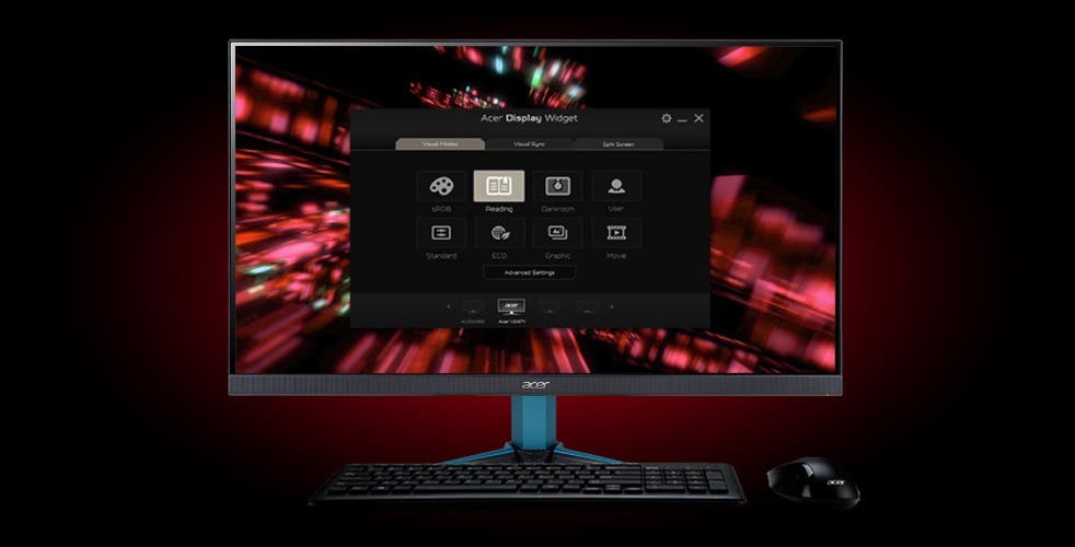 Acer Nitro ゲーミングモニター 27インチ WQHD 広視野角 IPS 非光沢