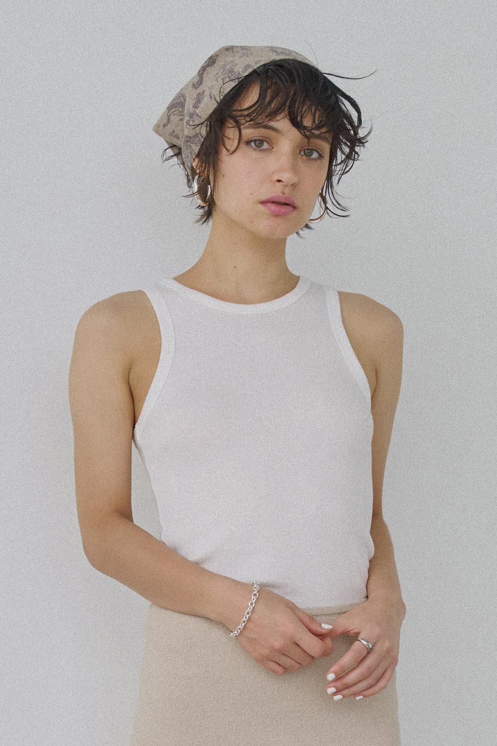 Basic Rib Tank Top | ALEXIA STAM
