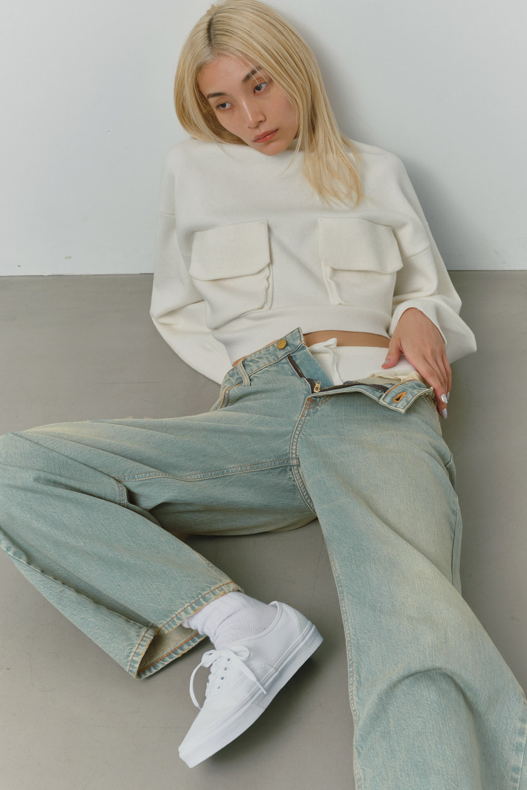 Lee x ALEXIA STAM] Baggy Denim Pants | ALEXIA STAM