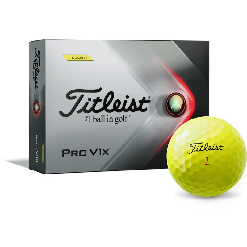 Titleist Pro V1x Yellow Golf Balls - Golfballs.com