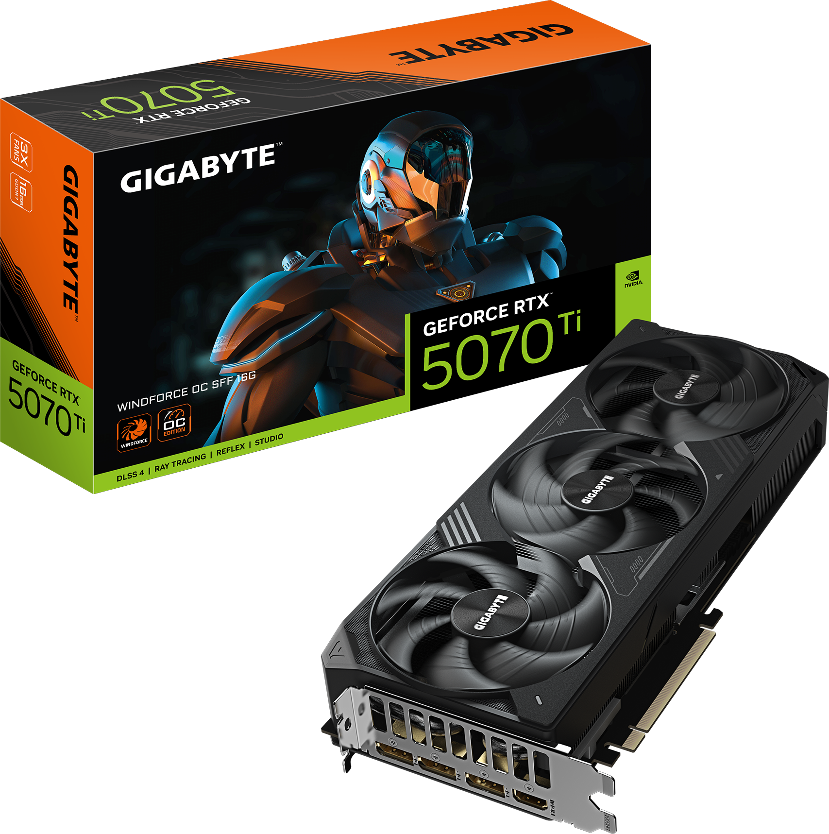 GeForce RTX™ 5070 Ti WINDFORCE OC SFF 16G - GIGABYTE U.S.A.