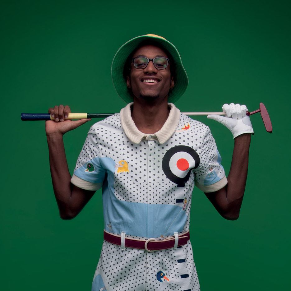 Jason Page creates alternative golfing outfits