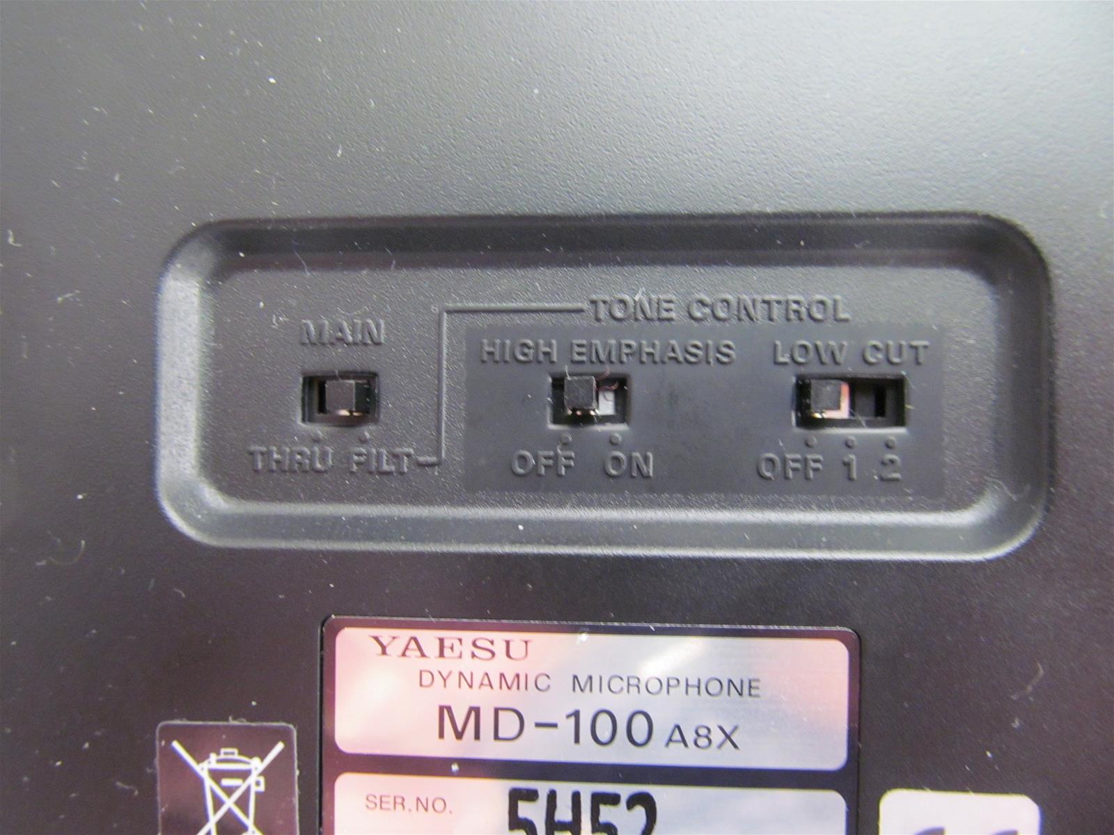 Yaesu MD-100A8X Yaesu MD-100A8X Dynamic Desk Microphones | DX