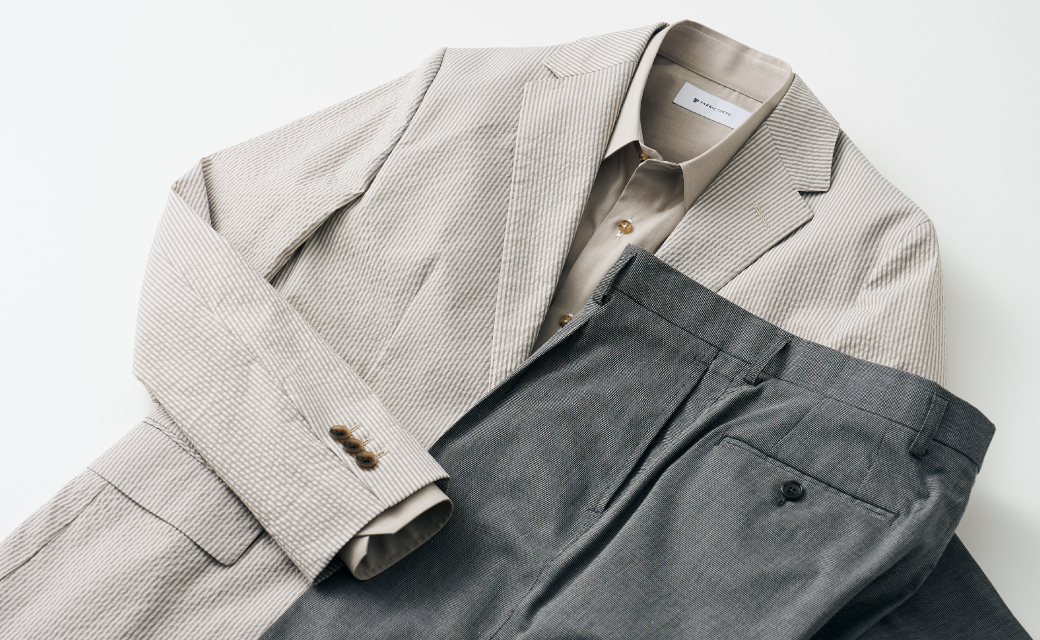 COOLMAX SEERSUCKER | FABRIC TOKYO | オーダースーツのFABRIC TOKYO