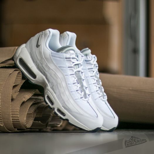 Men's shoes Nike Air Max 95 Essential White/Wolf Grey - Obsidian