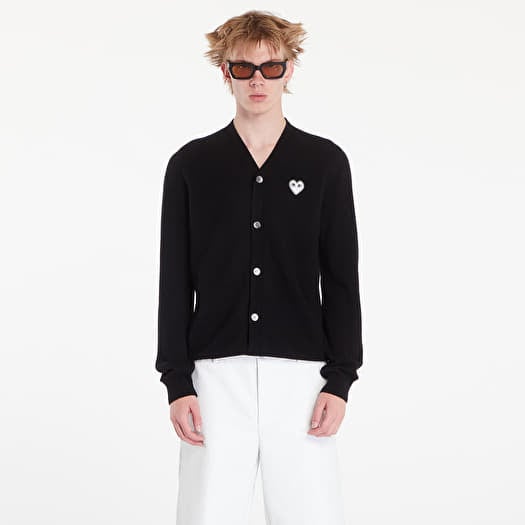 Sweaters Comme des Garçons PLAY V-Neck Emblem Knit Cardigan UNISEX
