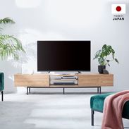 シャビーナチュラルのローテレビ台(国産)人気の木目調で各サイズの