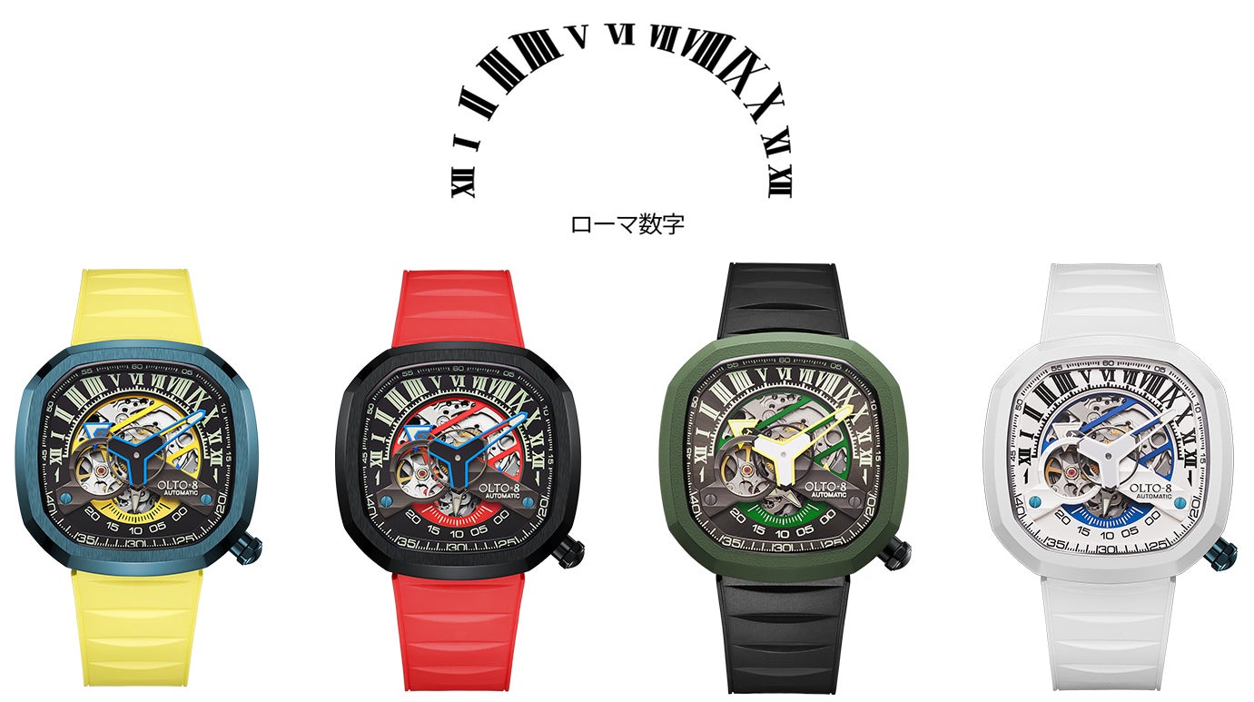 メカニックなデザインで魅せるメーター付き自動巻き腕時計 INFINITY II