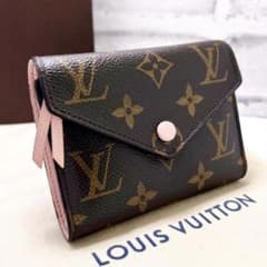 ルイヴィトン ポルトフォイユ ヴィクトリーヌ モノグラム ローズバレ