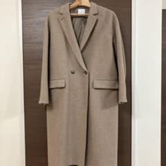 美品3WAYアレンジ襟のかろやかチェスターコート ブラウン 北欧、暮らし