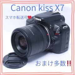 スマホ転送ケーブル付き✨canon kiss x7✨一眼レフカメラ✨軽量カメラ