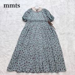 美品】mmts 猫襟付き ブチ柄ワンピース マミタス 中川翔子 ドット