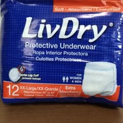 大人用紙おむつ LivDry4Lサイズ 12枚入り パンツタイプ - メルカリ