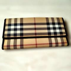 ☆BURBERRY LONDON バーバリー ノバ チェック 長財布 美品☆ - メルカリ