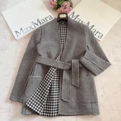 美品☆マックスマーラ 白タグ 2way カシミヤ混コート クチートアマーノ