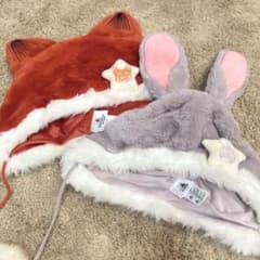 ズートピア 上海ディズニー ニック ジュディ ファンキャップ 2点セット