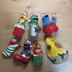 新品 セサミストリート クリスマス オーナメント 7体全セット - メルカリ